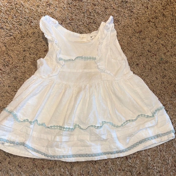 Artisan Ny Other - Artisan NY White and Blue Kids Sleeveless Dress Girls Size 4T​​​